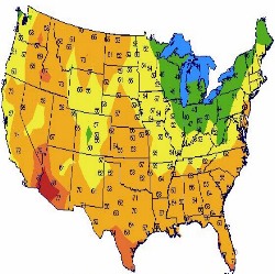 CURRENT US TEMPERATURE MAP